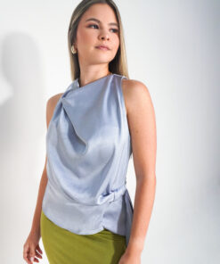 BLUSA SATINADA
