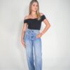 WIDE LEG JEANS DE LAZA