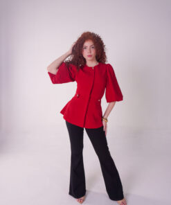 Alternative view of BLUSA PEPLUM