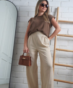 Alternative view of PANTALÓN DE LINO