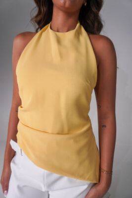BLUSA DE CUELLO HALTER